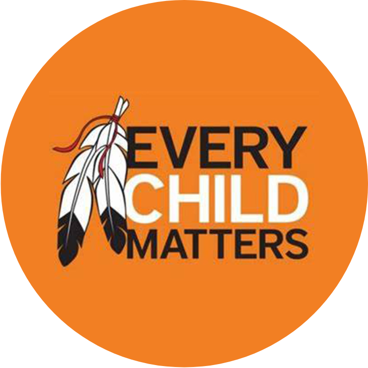 Orange "Every Child Matters" circle logo